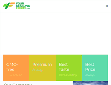 Tablet Screenshot of fourseasonsfruits.com